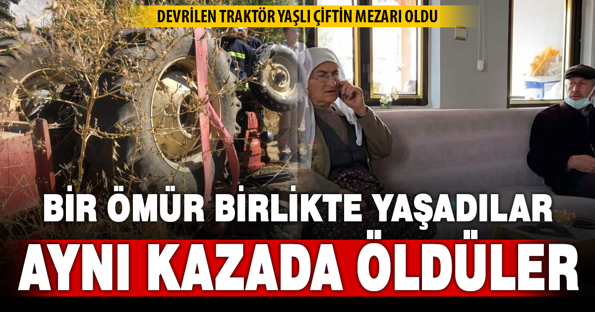 Muğla’daki kazada yaşlı çift hayatını kaybetti
