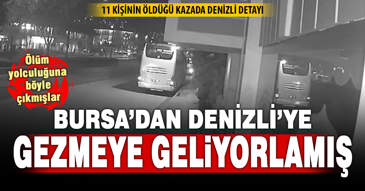 Ölüm yolculuğuna böyle çıkmışlar