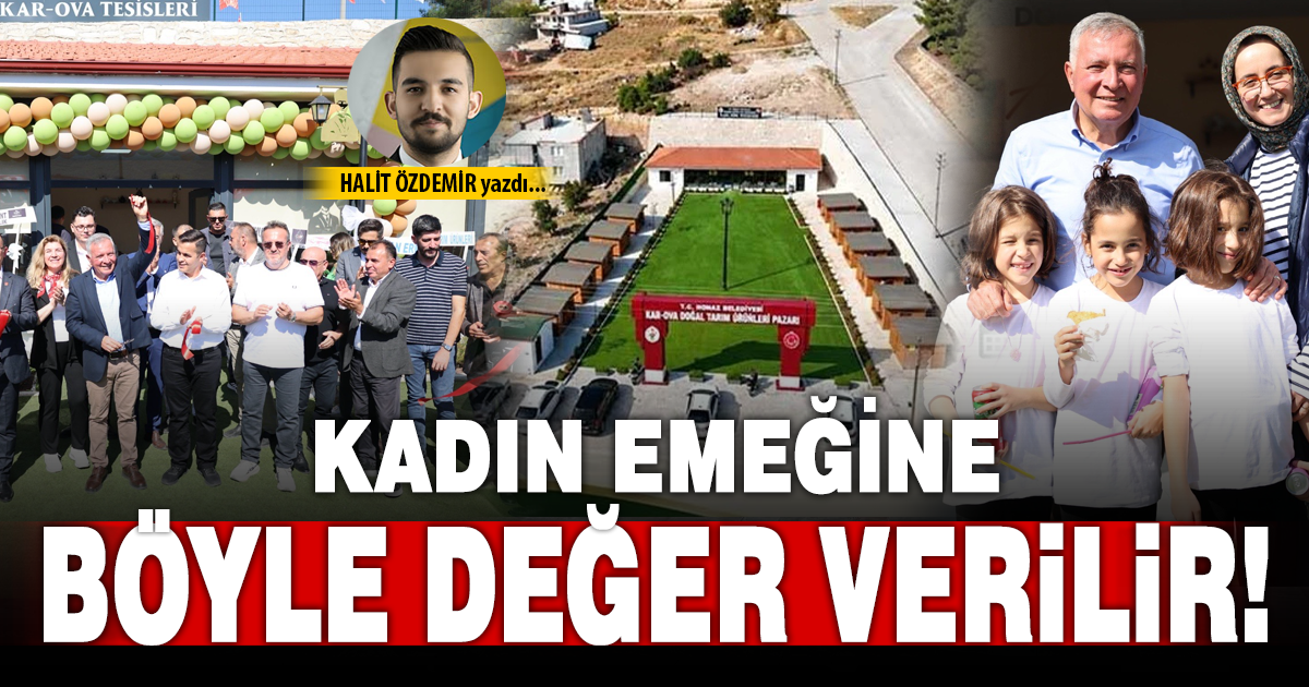 KADIN EMEĞİNE BÖYLE DEĞER VERİLİR!