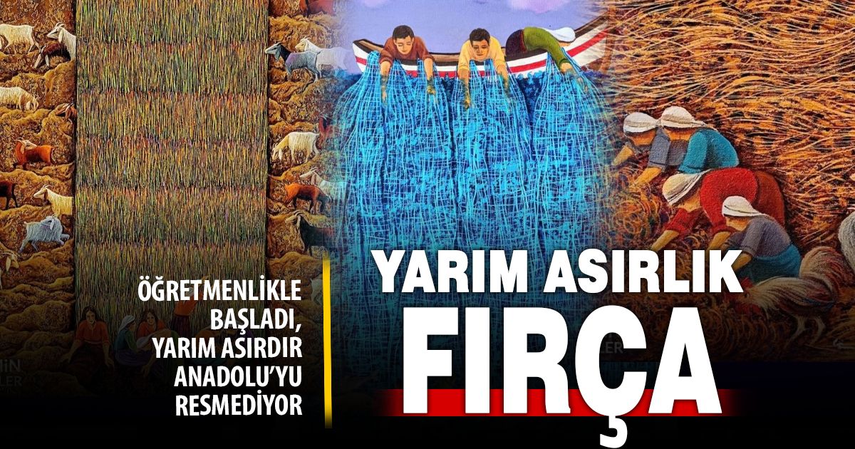 Çivril'de başlayan sanat yolculuğu 50 yıldır tuvale yansıyor 