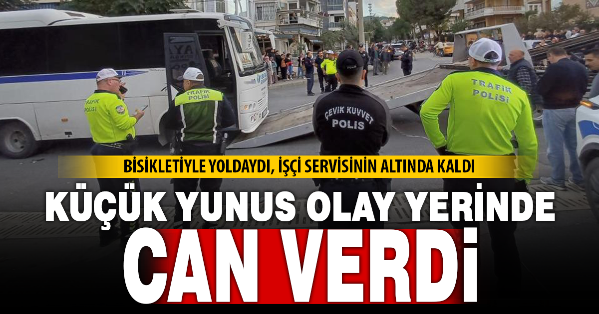 Manisa'da işçi servisinin çarptığı 8 yaşındaki çocuk hayatını kaybetti