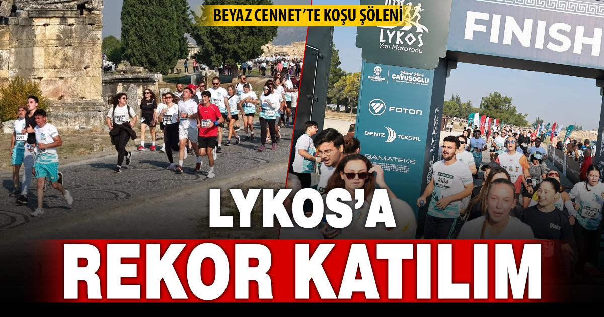 2. Lykos Yarı Maratonu rekor katılımla gerçekleşti